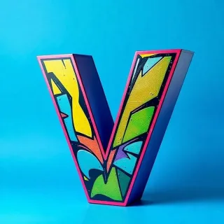 Graffiti — litera V