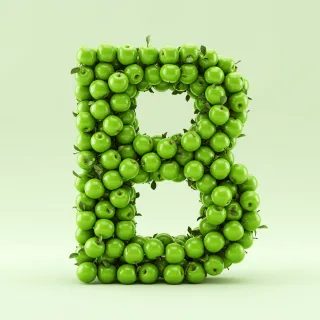 Green apples — litera B
