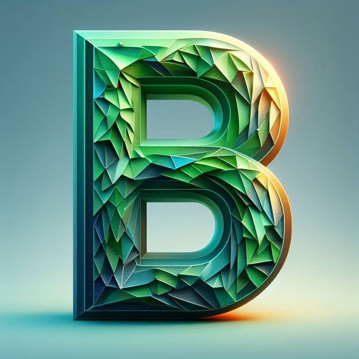 Green crystal — litera B