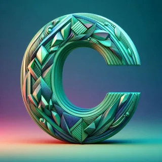 Green crystal — litera C