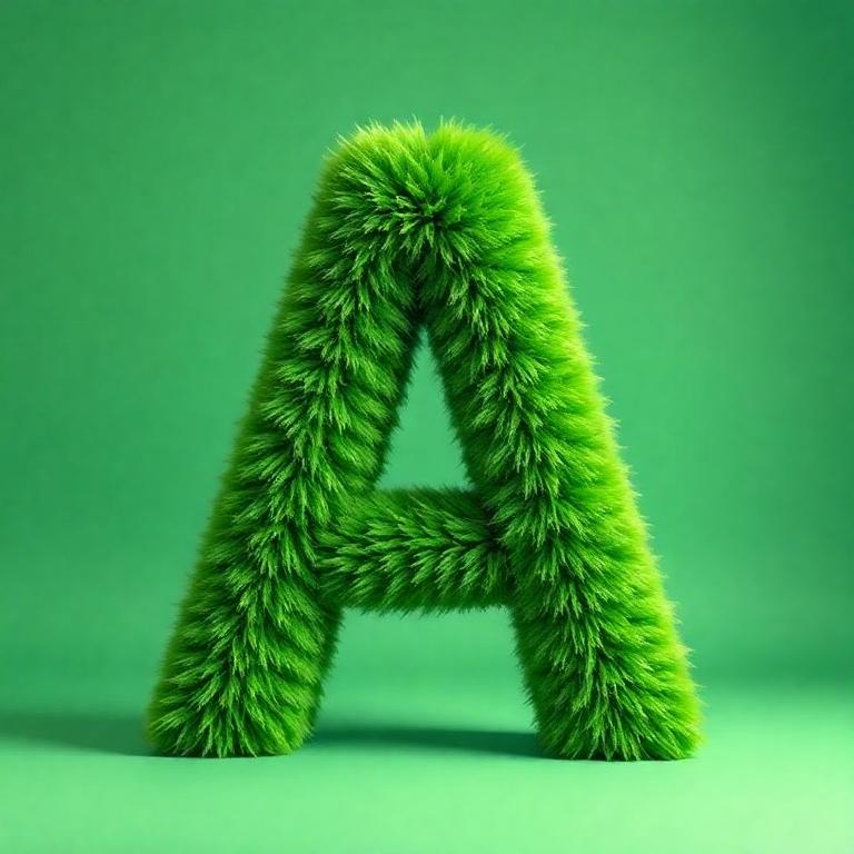 Green fur — litera A