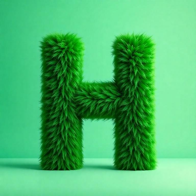 Green fur — litera H
