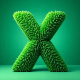 Green fur — litera X