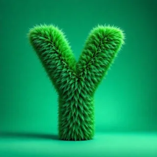 Green fur — litera Y