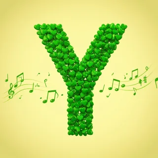 Green hearts — litera Y