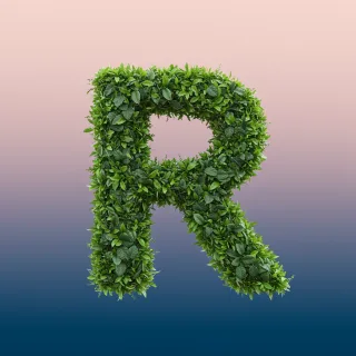 Green leaves 2 — litera R
