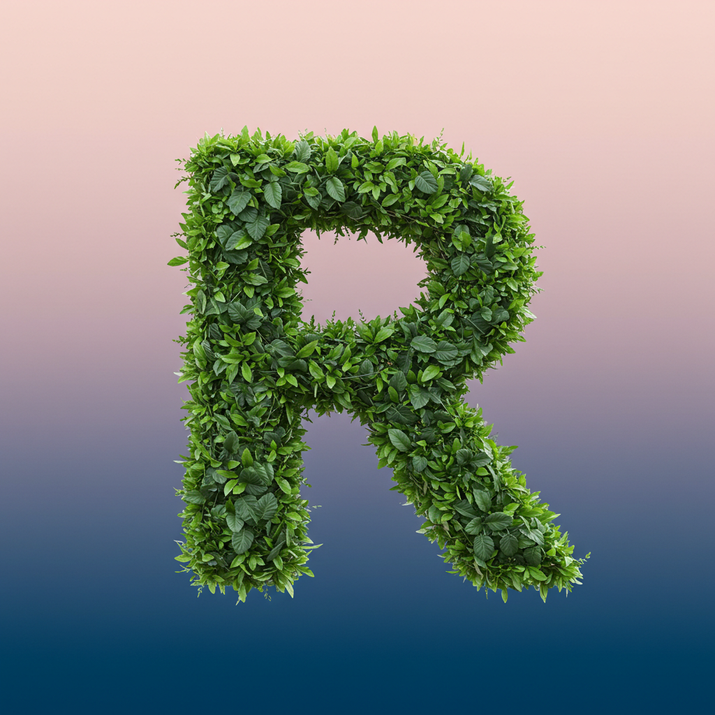 Green leaves 2 — litera R