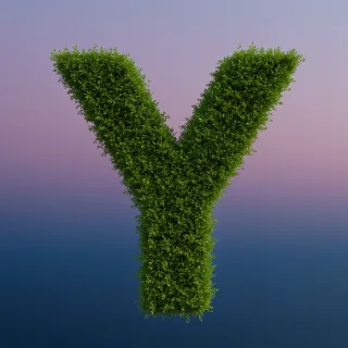 Green leaves 2 — litera Y
