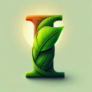 Green leaves — litera I