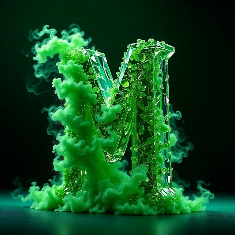 Green smoke — litera M
