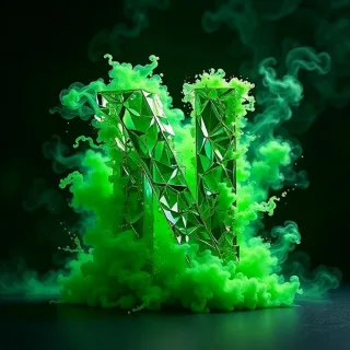 Green smoke — litera N