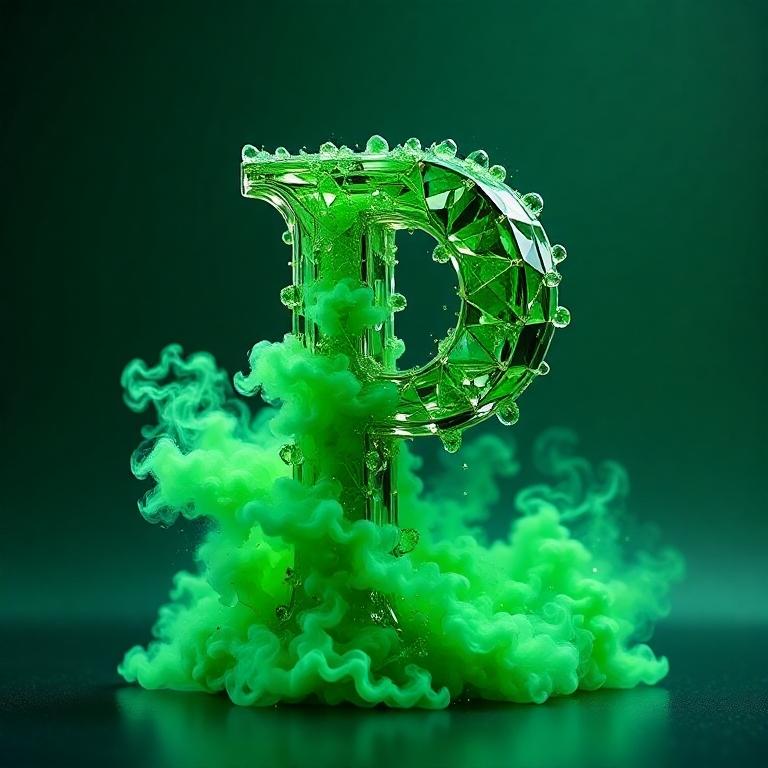 Green smoke — litera P