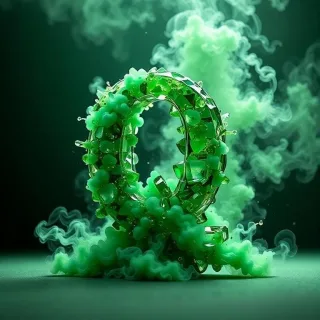 Green smoke — litera Q