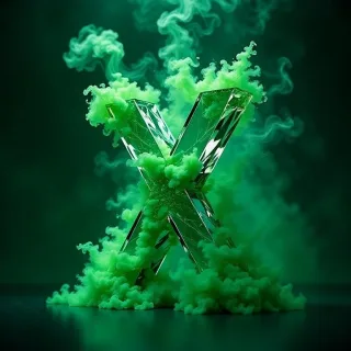 Green smoke — litera X