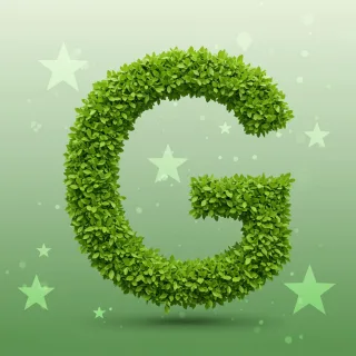Green stars — litera G