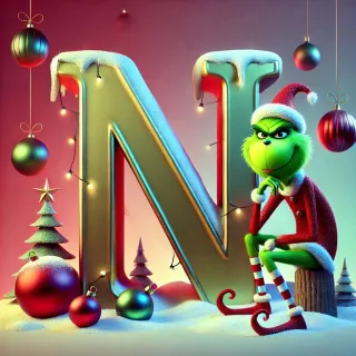 Grinch 2 — litera N (wariant 2)