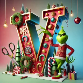 Grinch 2 — litera V (wariant 2)