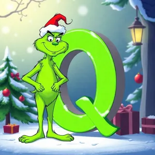 Grinch — litera Q