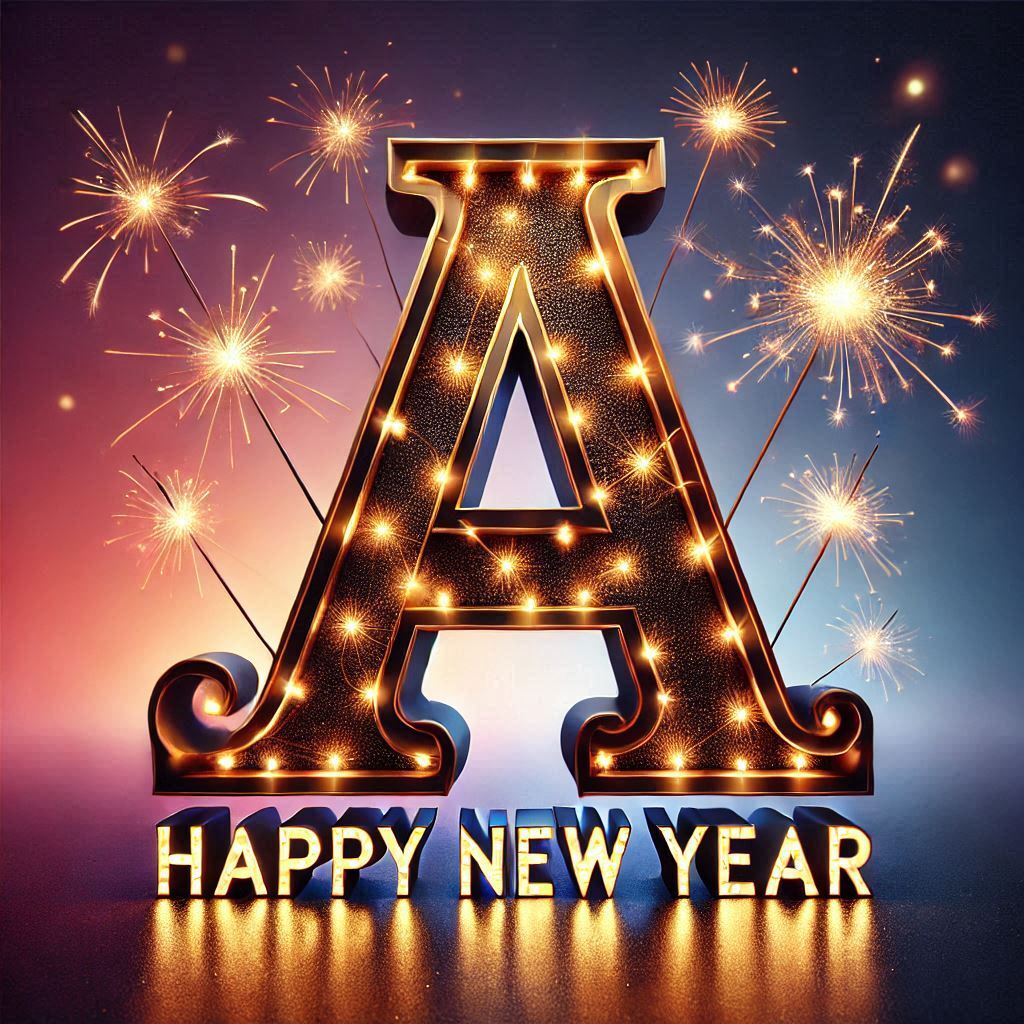 Happy New Year — litera A