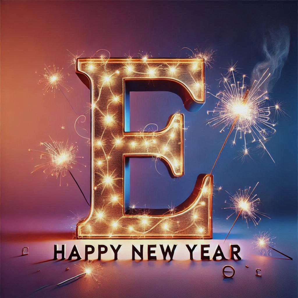 Happy New Year — litera E