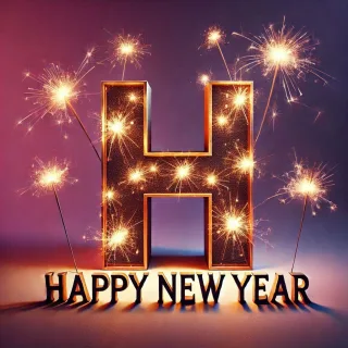 Happy New Year — litera H