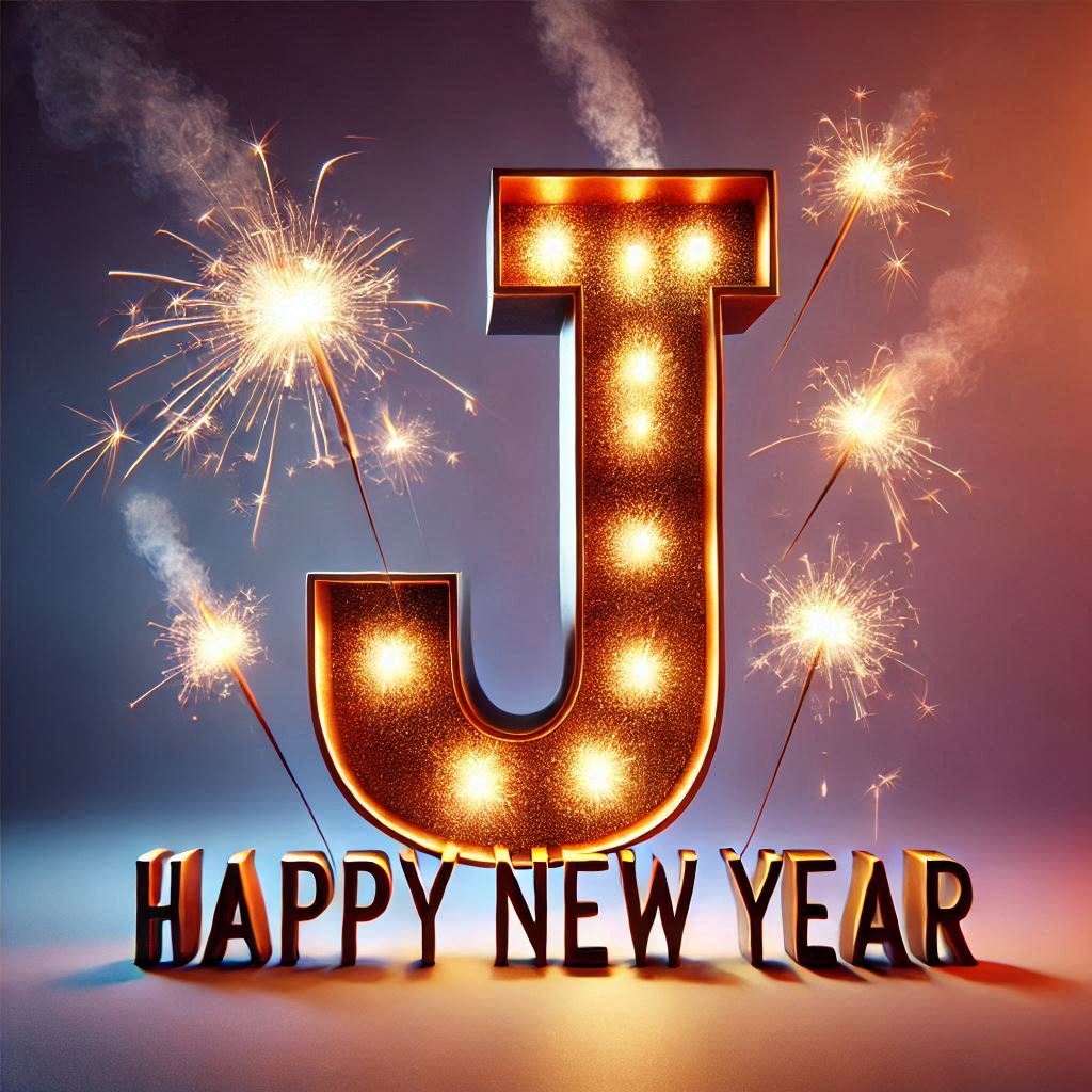 Happy New Year — litera J