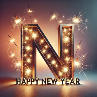 Happy New Year — litera N