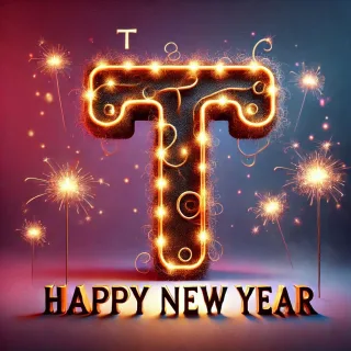 Happy New Year — litera T