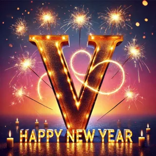 Happy New Year — litera V