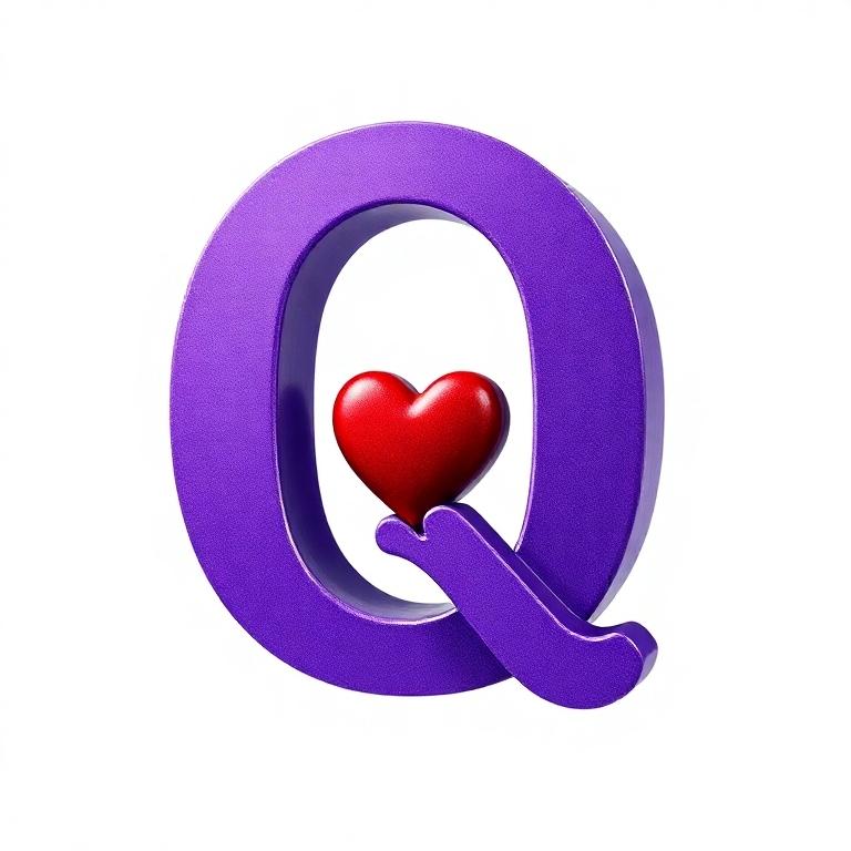 Hearts — litera Q