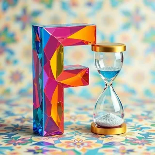 Hourglass — litera F
