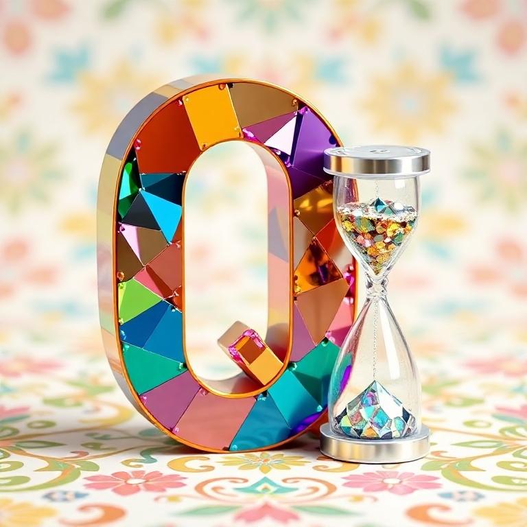 Hourglass — litera Q