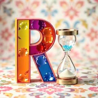 Hourglass — litera R