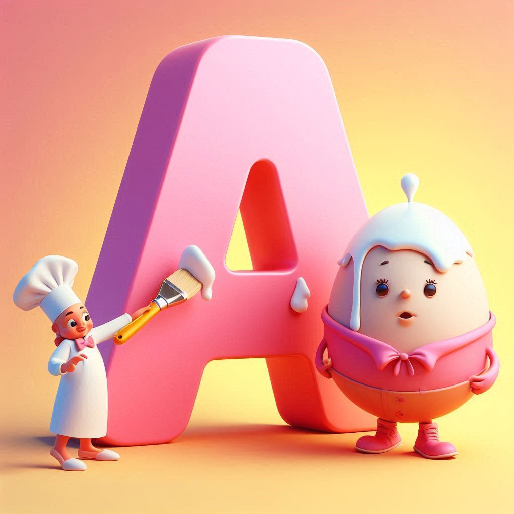 Humpty Dumpty — litera A (wariant 2)