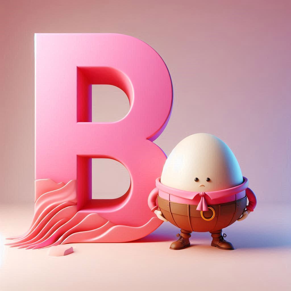 Humpty Dumpty — litera B