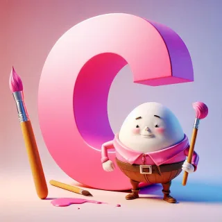 Humpty Dumpty — litera C (wariant 2)