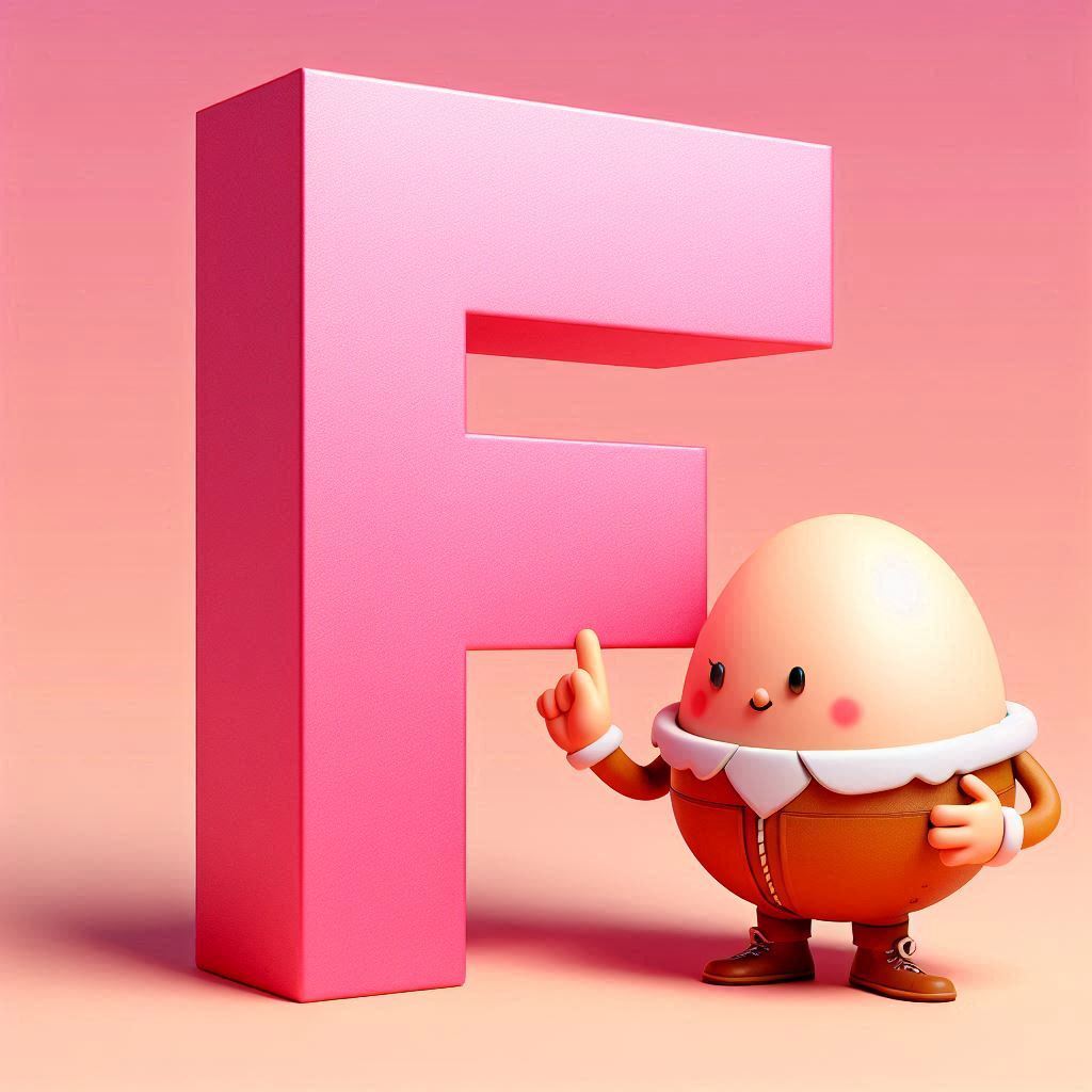 Humpty Dumpty — litera F