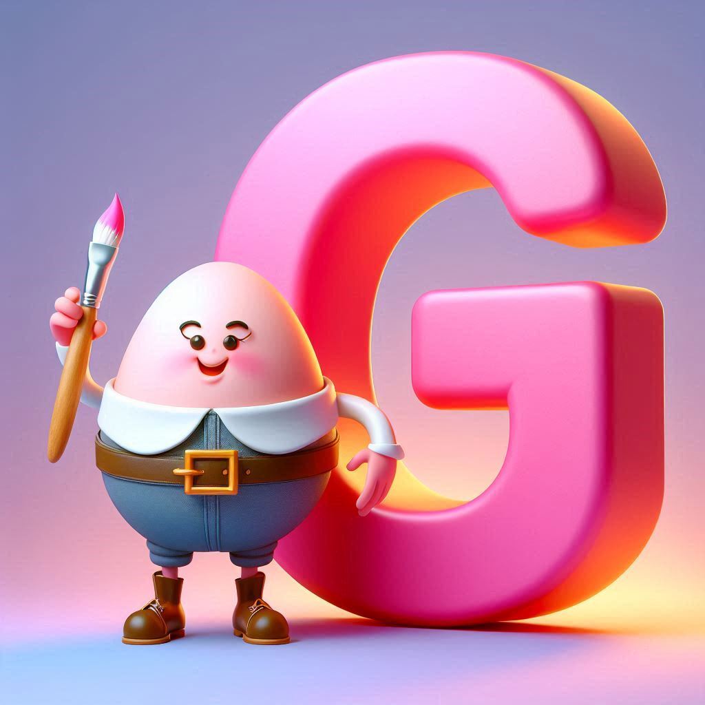 Humpty Dumpty — litera G (wariant 2)