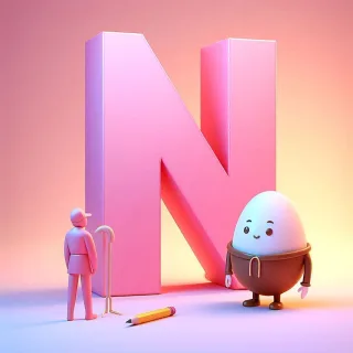 Humpty Dumpty — litera N