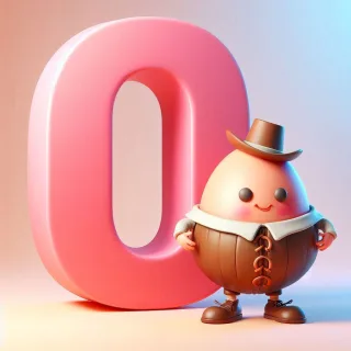 Humpty Dumpty — litera O (wariant 2)