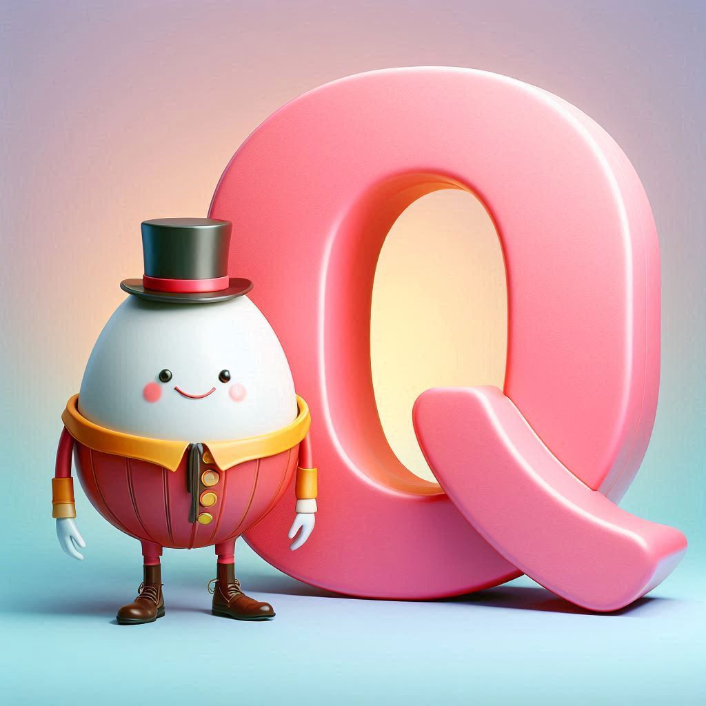 Humpty Dumpty — litera Q (wariant 2)