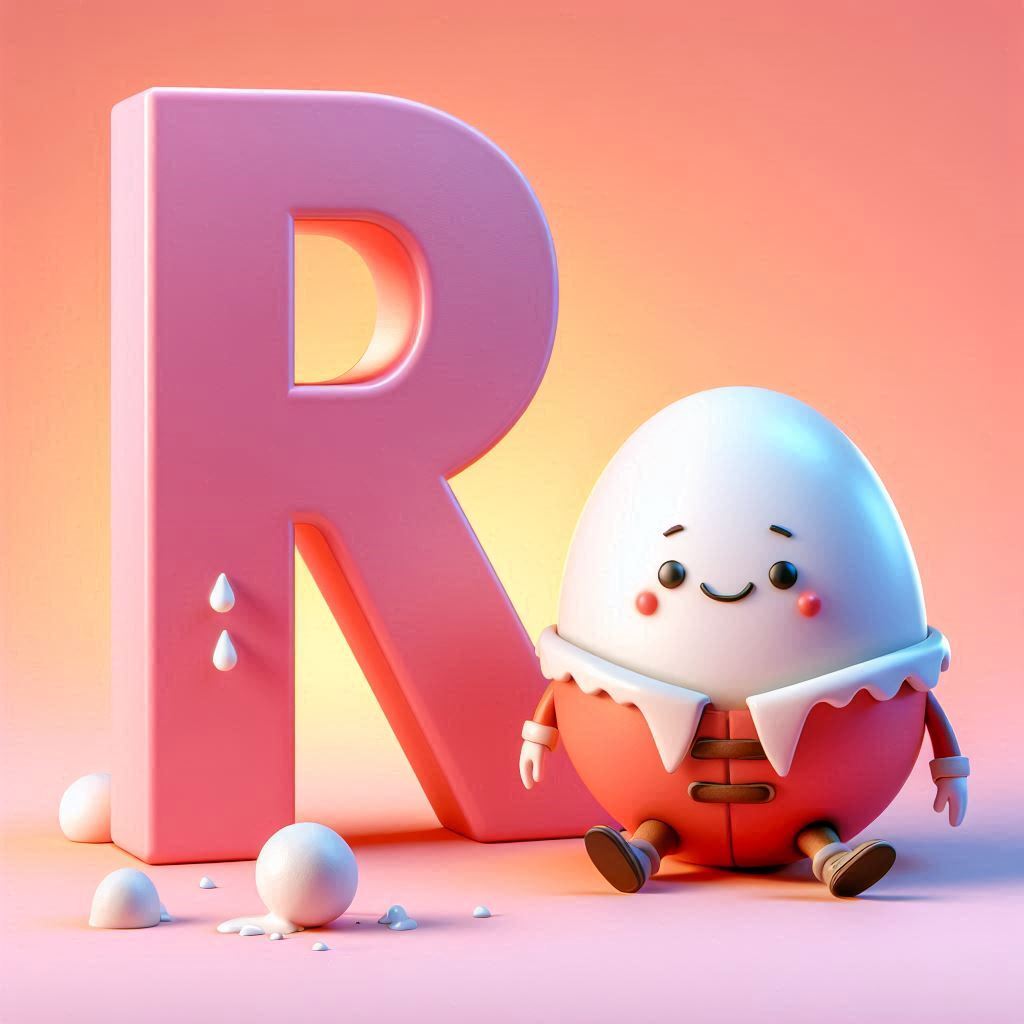 Humpty Dumpty — litera R