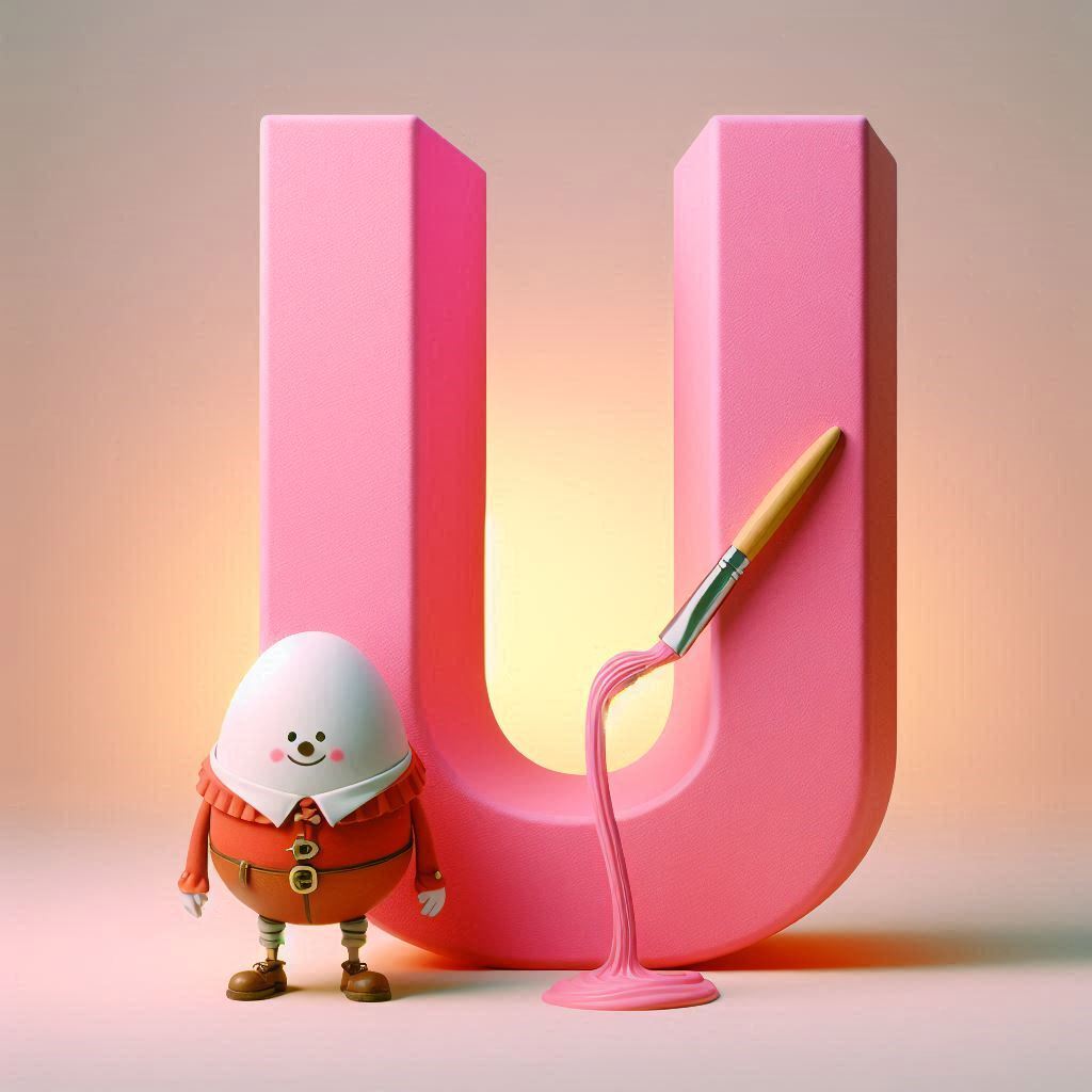 Humpty Dumpty — litera U