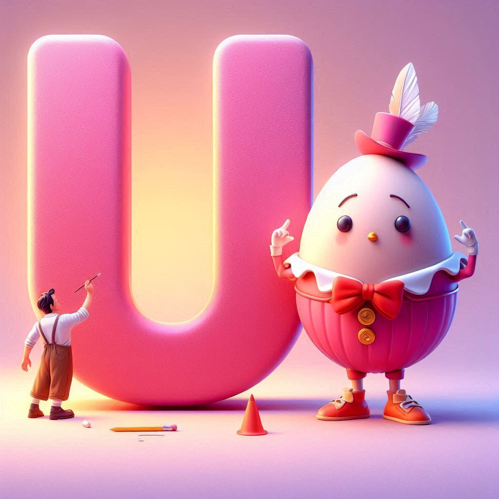 Humpty Dumpty — litera U (wariant 2)