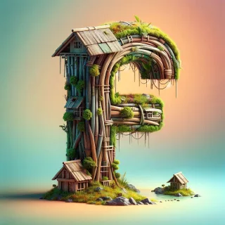 Hut 2 — litera F (wariant 2)