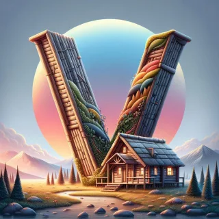 Hut 2 — litera V (wariant 2)