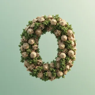 Hut — litera O (wariant 2)
