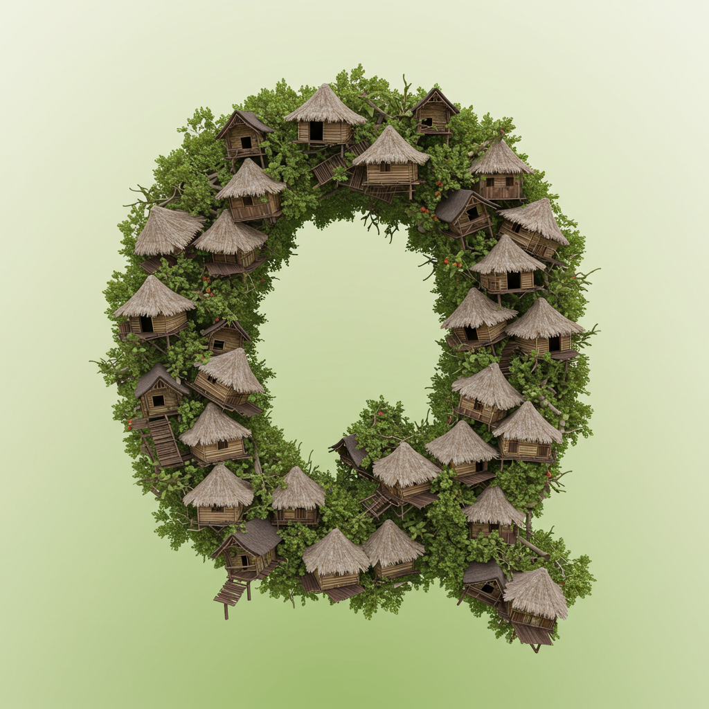 Hut — litera Q (wariant 2)