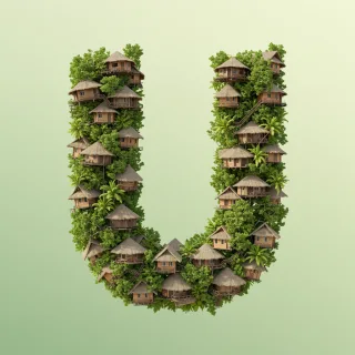 Hut — litera U (wariant 2)