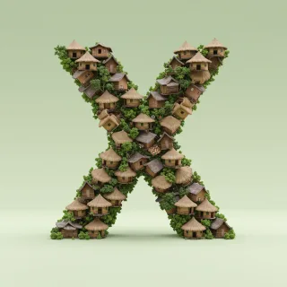 Hut — litera X